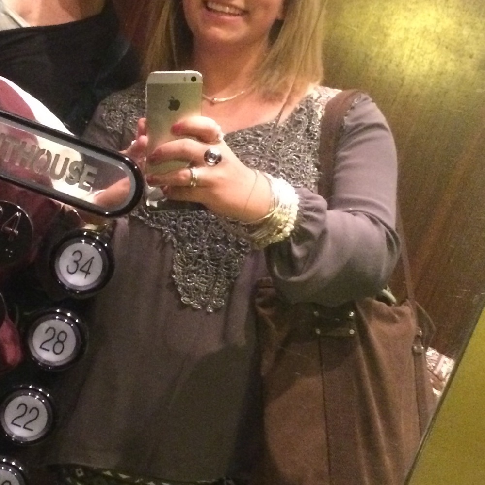 Grey blouse